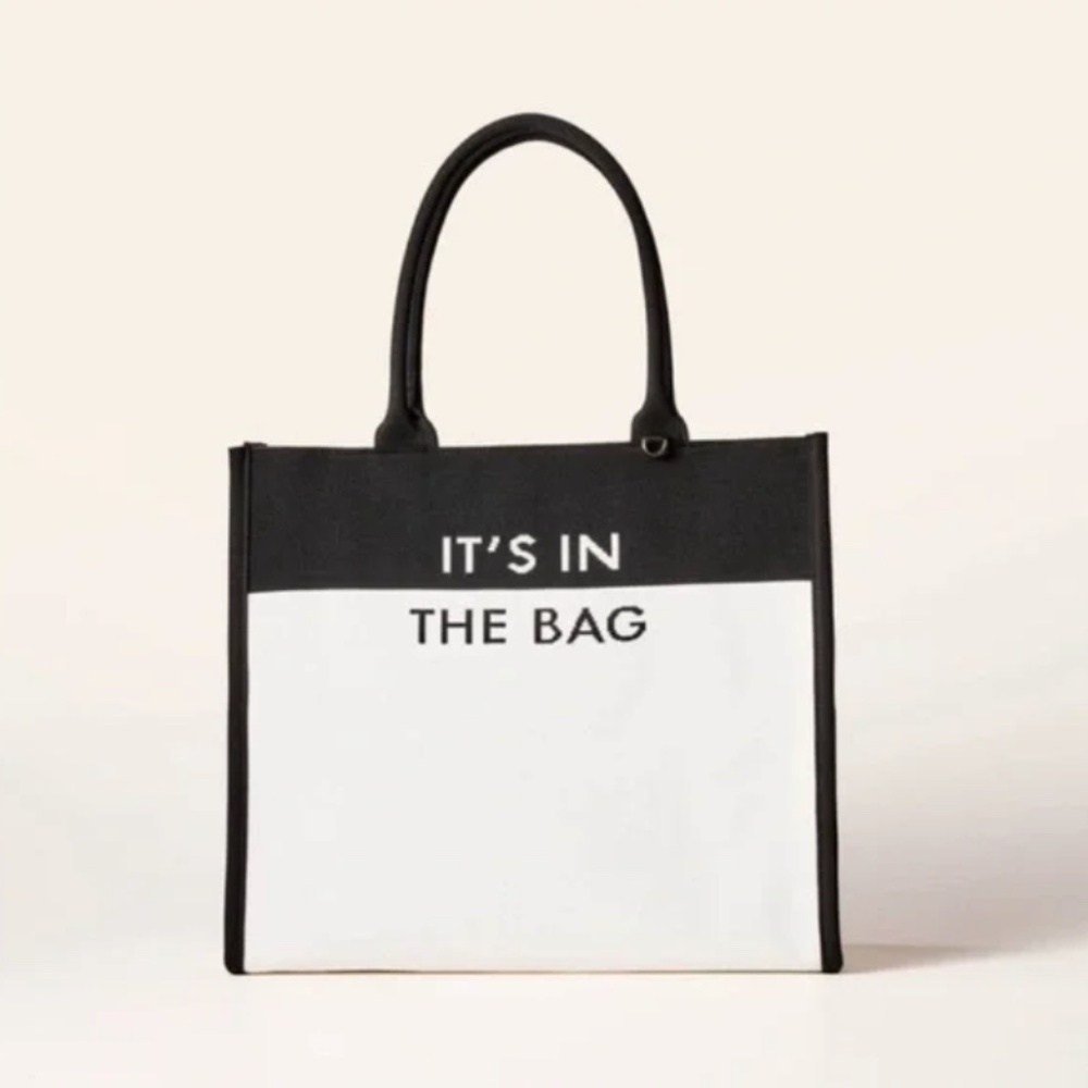 Kate Spade Black and White Tote Bag